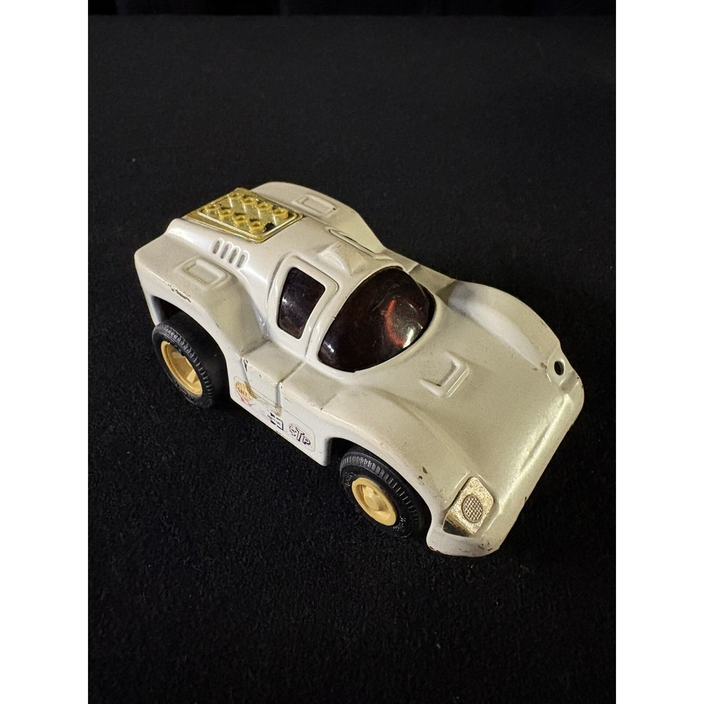 Vintage 1974 Tonka Metal Race Car White Formula 1 Toy Made in Japan